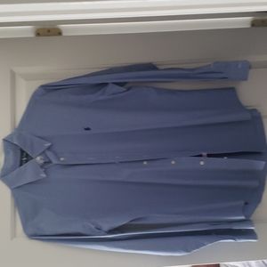 Men's Ralph Lauren button down, blue plaid